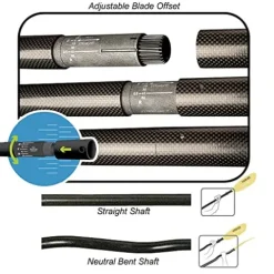 Werner Paddles Ovation Carbon Straight Shaft Paddle 220 cm
