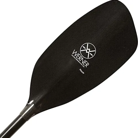 Werner Paddles Player Carbon Bent Shaft Kayak Paddle-194cm Black