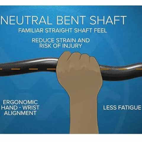 Werner Paddles Sho-Gun Carbon Bent Shaft Whitewater Kayak Paddle 194cm Black