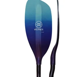 Werner Paddles Strike Fiberglass Bent Shaft Whitewater Kayak Paddle Gradient Galaxy