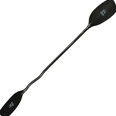 Werner Paddles Whitewater Kayak Paddle Carbon Bent Shaft 197cm