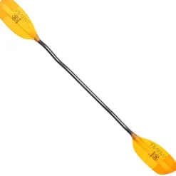 Werner Sherpa Fiberglass Bent Shaft Whitewater Kayak Paddle 197cm Amber