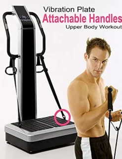 Whole Body Vibration Machine – Dual Motor Commercial Dual Motor Large Vibrating Platform USB Programmable