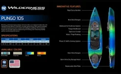 Wilderness Systems Pungo 105 Recreational Kayak Galaxy