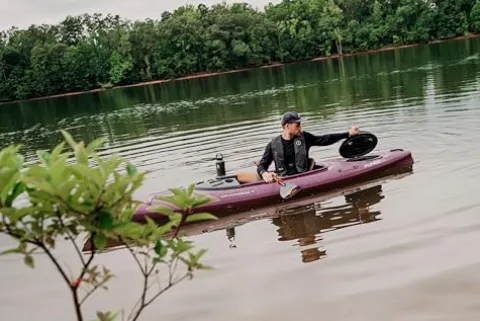 Wilderness Systems Pungo 120 Recreational Kayak Purple Dawn