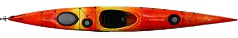 Wilderness Systems Tsunami 175 Sit Inside Touring Kayak with Rudder Mango