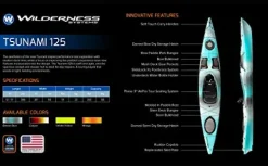 Wilderness Systems Tsunami 125 Sit Inside Touring Kayak Eclipse