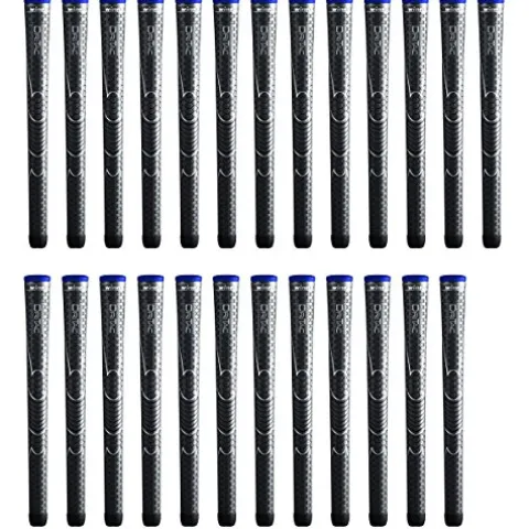 Winn Dri-Tac Midsize (+1/16 Inch) Dark Gray 25 Piece Golf Grip Bundle by Winn