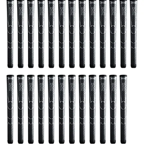 Winn Dri-Tac Oversize (+1/8) Dark Gray 25 Piece Golf Grip Bundle