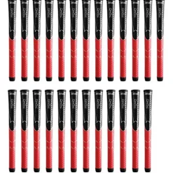 Winn Dri-Tac Standard Golf Grip Bundle Black/Red 25 Piece