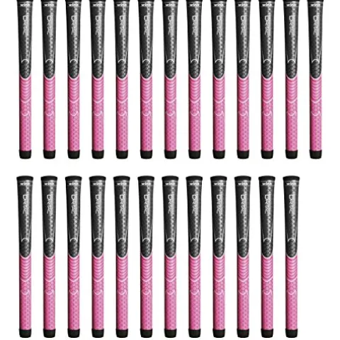 Winn Dri-Tac Undersize Golf Grip Bundle Gray/Pink 25 Piece