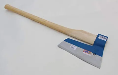 Wisemen Trading Muller Big and Long Broad Axe Ash Handle Right Bevel Natural Forged