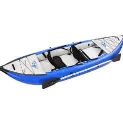 WnewTools 12FT Inflatable 2-Person Touring Boat Set with Paddle & Air Pump