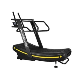 WOLFMATE Fitness Curved Treadmill Air Runner Black