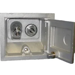 Woodford Freezeless Wall Hydrant Concealed Wall Box Brass