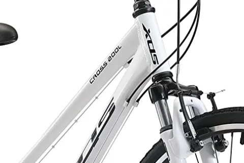 XDS Cross200 Women’s 21sp Step-Through Hybrid Bicycle White