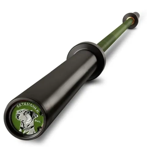 XMark CATAHOULA Training Bar 20 kg Olympic Barbell Green