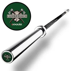 XMark LUMBERJACK OB86 7′ Weight Bar Olympic Bar and 115 lb TEXAS STAR Olympic Weight Set 23) 115 LB SET & BAR