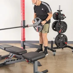 XMark Multi-Function Adjustable Squat Rack Power Package