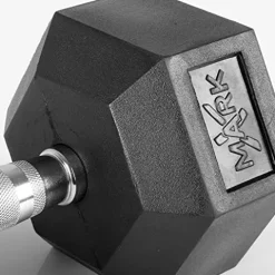 XMark Two Tier Heavy Duty Steel Dumbbell Rack with 380 lb Set, Bench