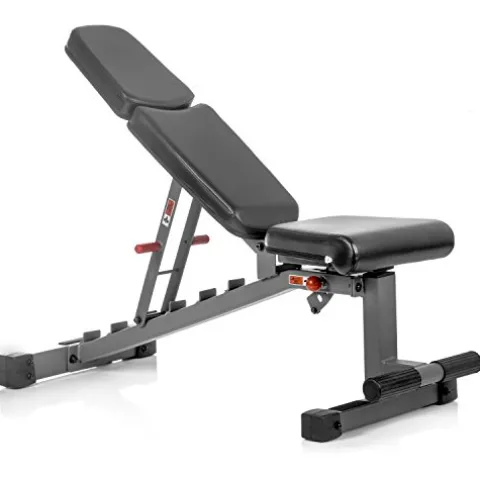 XMark Two Tier Heavy Duty Steel Dumbbell Rack with 380 lb Set, Bench