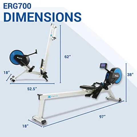 XTERRA Fitness ERG700 Rower Black