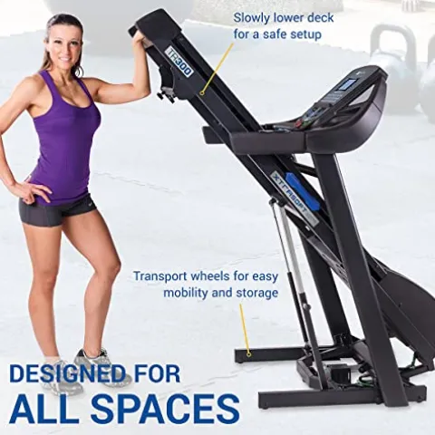 XTERRA Fitness TR300 Folding Treadmill Black