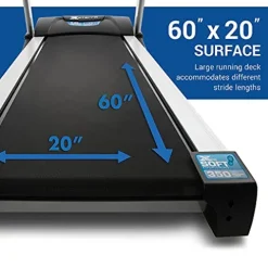 XTERRA Fitness TRX4500 Portable Treadmill Black Silver