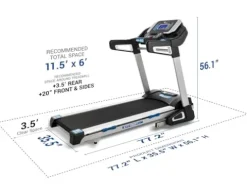 XTERRA Fitness TRX4500 Portable Treadmill Black Silver