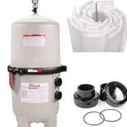 XtremepowerUS DE Pool Filter 60 Sq Ft 120 GPM for In-Ground Pool & Spa
