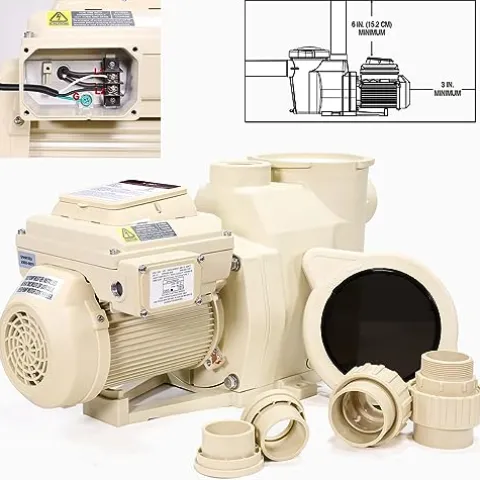 XtremepowerUS 3.0HP High-Flo Pool Pump Variable Speed In-Ground Pool – Energy Star Certified