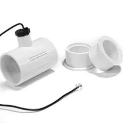 XtremepowerUS Universal 25 Saltwater Chlorinator System with 25k-Gallon Flow Switch Salt Cell Bundle White