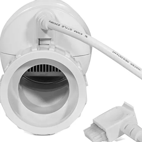 XtremepowerUS Universal 25 Saltwater Chlorinator System with 25k-Gallon Flow Switch Salt Cell Bundle White