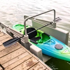 YAKport Kayak Launch Station for Low-Profile Floating Docks Tan