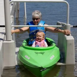 YAKport Personal Kayak Launch Station for Docks Tan