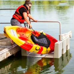 YAKport Personal Kayak Launch Station for Docks Tan