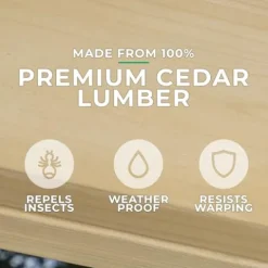 Yardistry 10′ x 22′ Pergola Brown