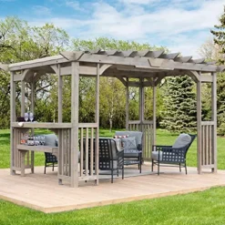 Yardistry Madison 10′ x 14′ Pergola Gray