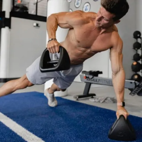 YBell Pro 18 Piece Bundle with Horizontal Rack Black – 3-in-1 Kettlebell, Dumbbell, Push Up Bar