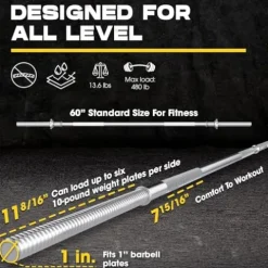 Yes4All Combo Barbell – Deadlift Jack – Silence Drop Pad – Weight Plate Blue