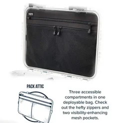 YETI LoadOut GoBox Divided Cargo Case White