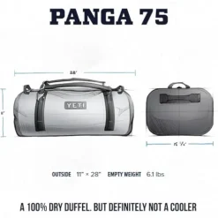 YETI Panga 75 Airtight Waterproof Submersible Duffel Bag King Crab