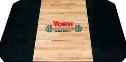 York Barbell Solid Red Oak Platform 8×8 With Custom Logo