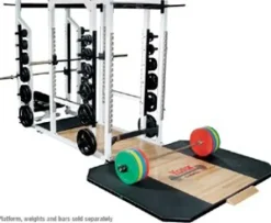 York Barbell STS Triple Combo Rack White