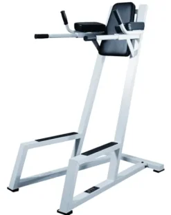 York Barbell Vertical Knee Raise with Dip Station White