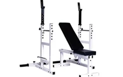 York Barbell Weight Bench with 300 LBS Weight Set