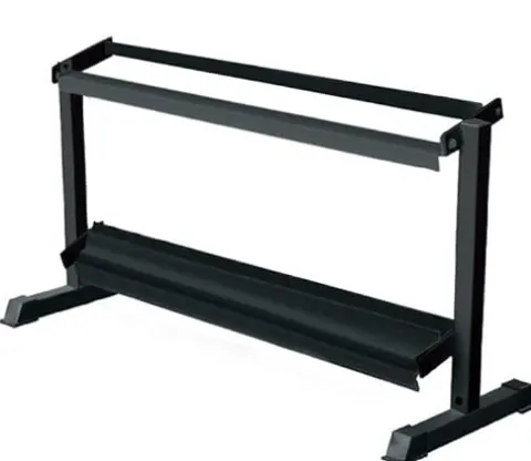 York Barbell YORK Pro Hex Dumbbell Rack 2-Tier