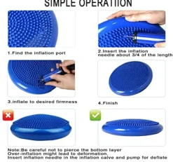 ZCTOYO Stability Wobble Cushion Black