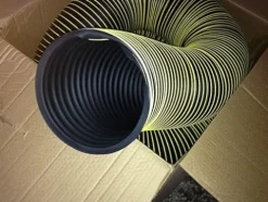 ZentOy 12 Inch Flexible Leaf Vacuum Hose 12 Feet UV-Resistant Black