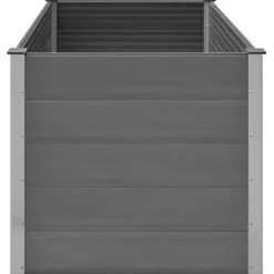 ZEYUAN Garden Raised Bed Planter Box 59.1″x39.4″x35.8″ Gray